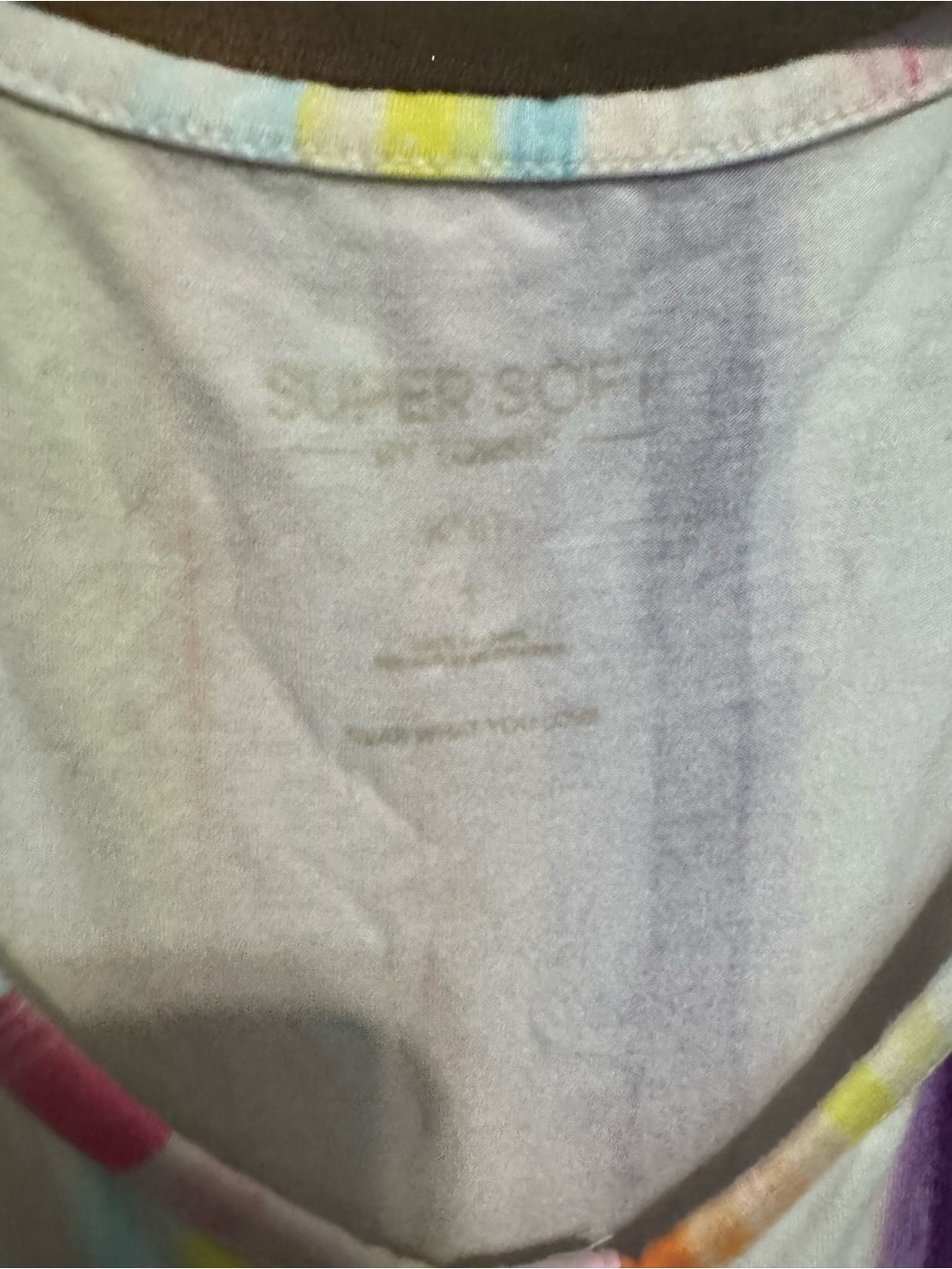 torrid Multi-Color Striped Button-Front Tank Top - Picture 2 of 3